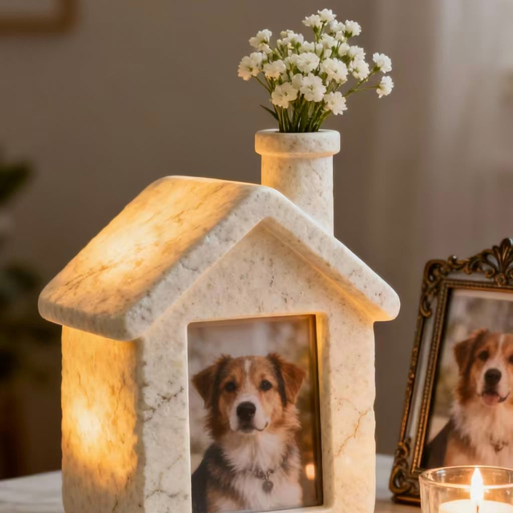 Pet Ash Keepsake Box | Mini Pet Urn for Cat & Dog Memorial