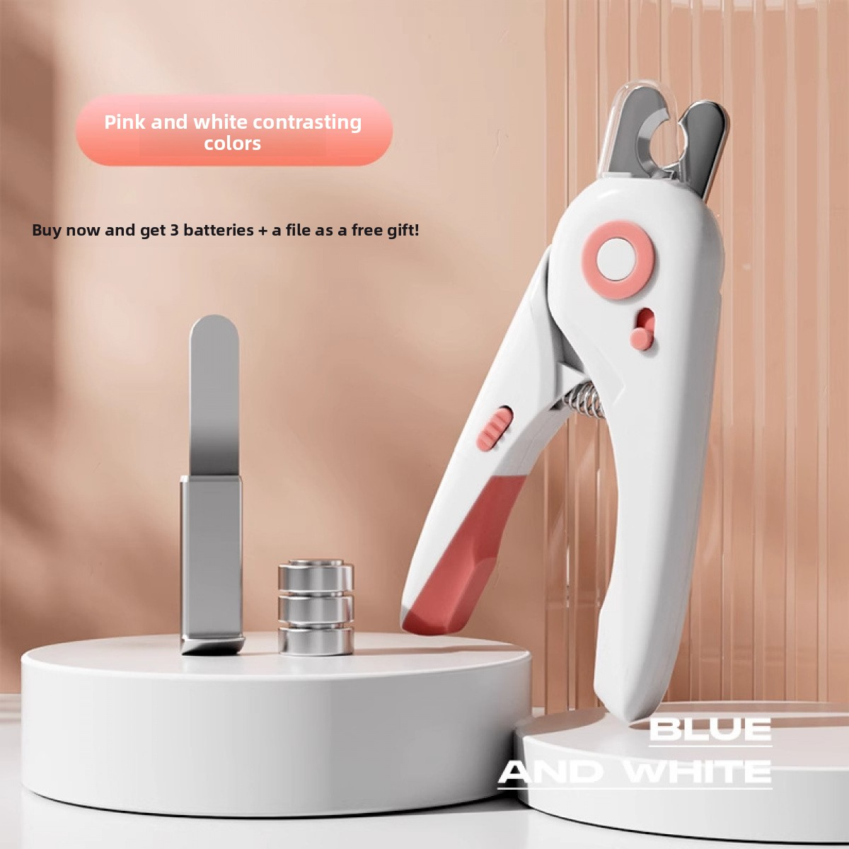 LED Pet Nail Clipper | Safe, Precise & Easy Trimming for Cats & Dogs