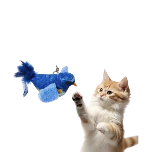 Interactive Chirping Bird Cat Toy | Realistic Sound & Fun Playtime