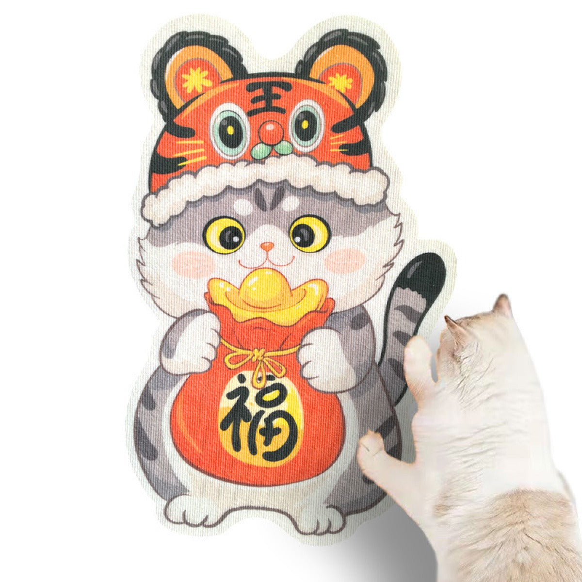 Cat Scratch Board | Durable Sisal Mat, Wall & Floor Mount Scratcher