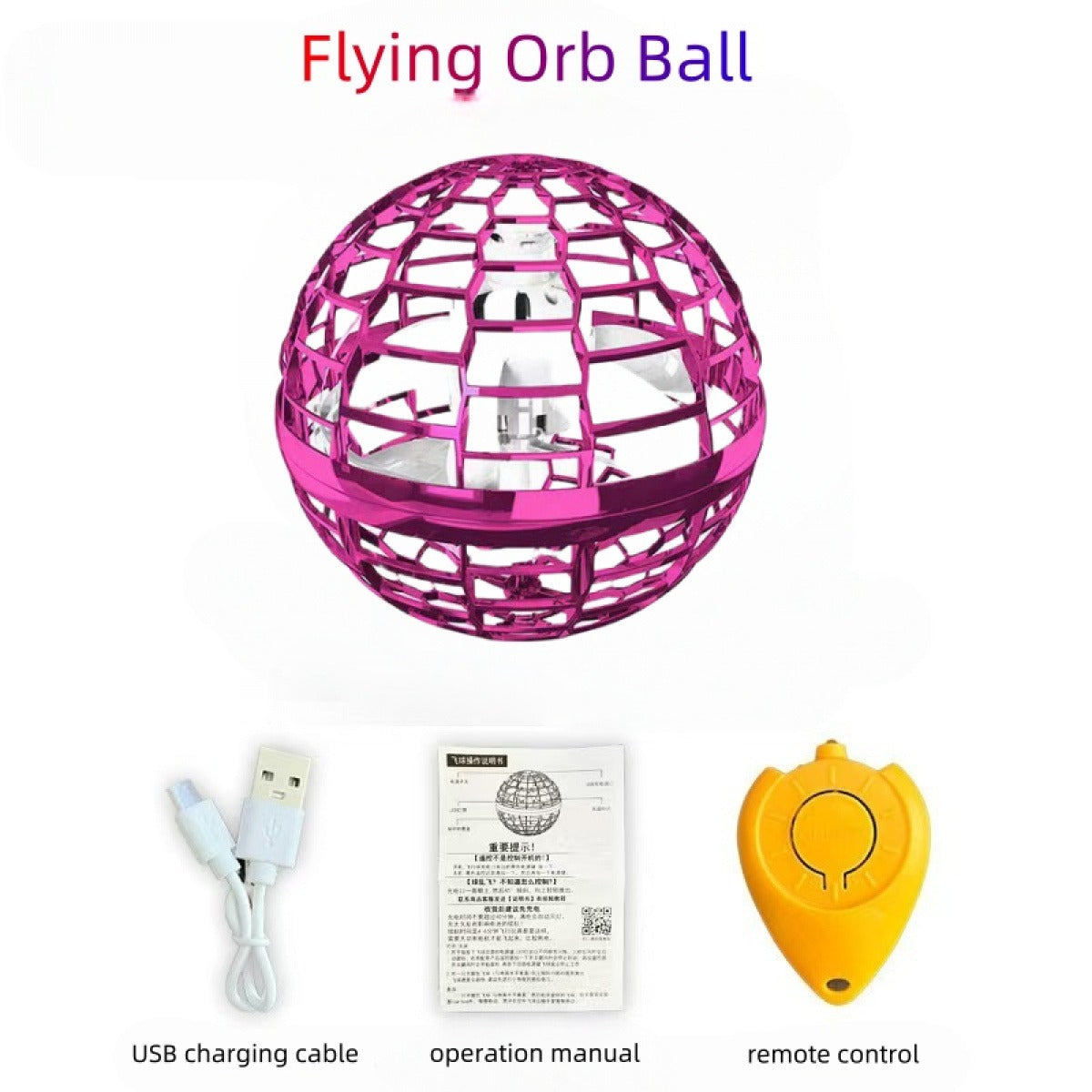 Flying Spinner Ball for Pets | Interactive LED Boomerang Toy 