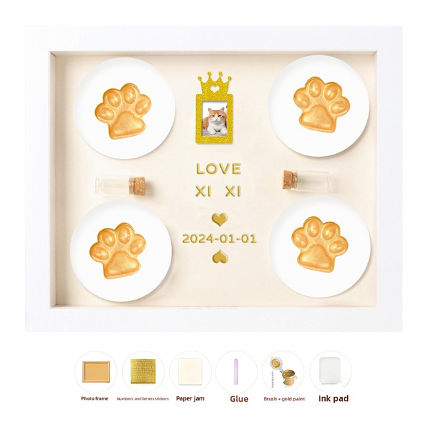 DIY Pet Paw Print Kit | Safe Ink Stamp for Pet Memory & Keepsake