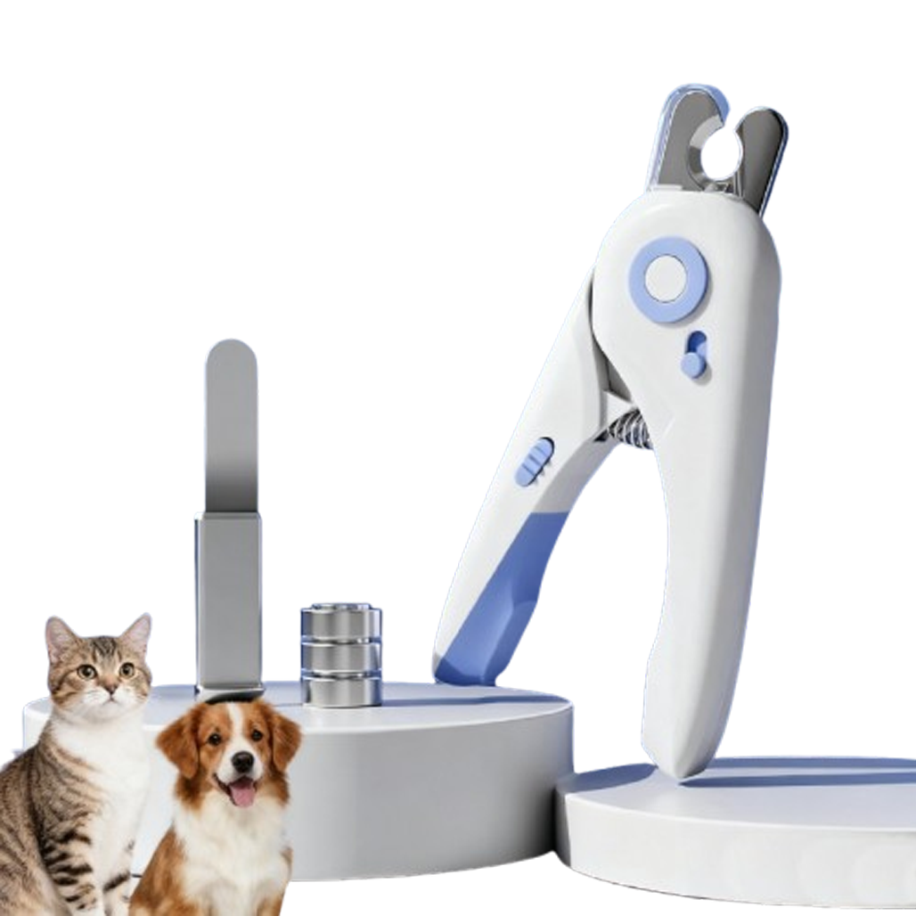 LED Pet Nail Clipper with built-in light for safe and precise trimming of cats and dogs nails.