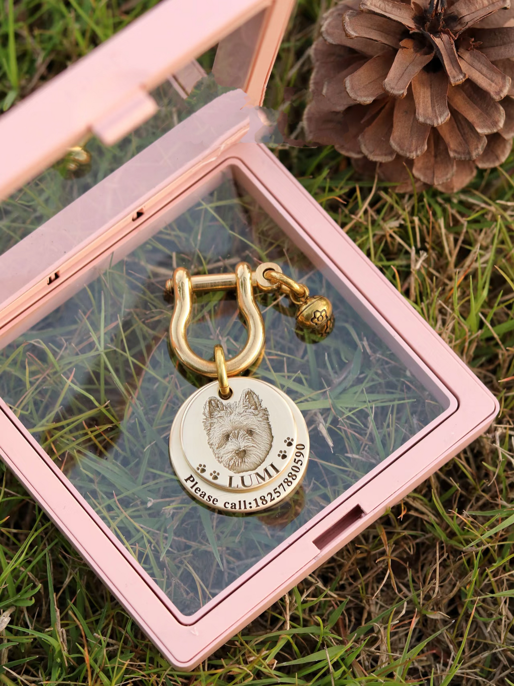 Personalized Pet ID Tag | Custom Engraved Dog & Cat Name Tag – Durable & Stylish