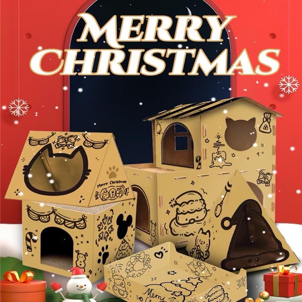 Creative Cat Beds & Funny Cardboard Cat Houses – Aesthetic Pet Furniture Collection by Pawrapal