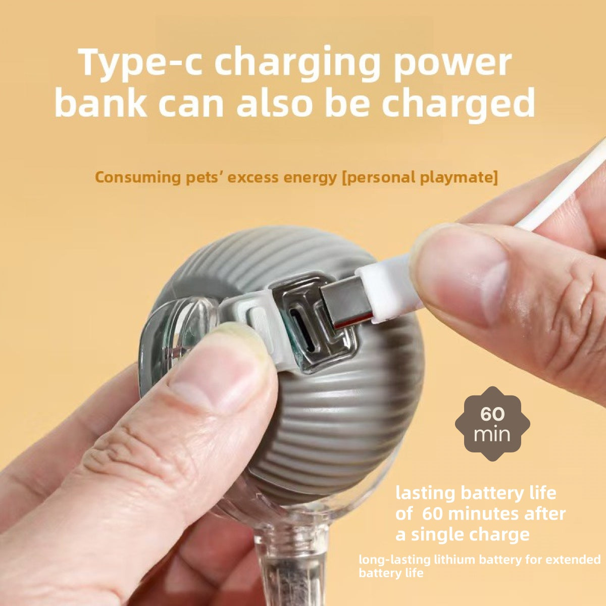 Interactive Cat Toy Ball, Automatically Rolling electric Ball