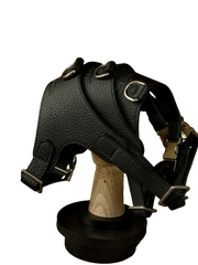 Luxury Leather Pet Harness | Handmade Dog & Cat Collar by Pawrapal | Adjustable Designer Harness