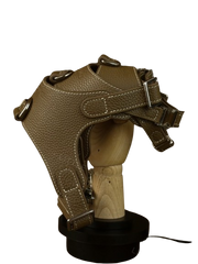 Luxury Leather Pet Harness | Handmade Dog & Cat Collar by Pawrapal | Adjustable Designer Harness