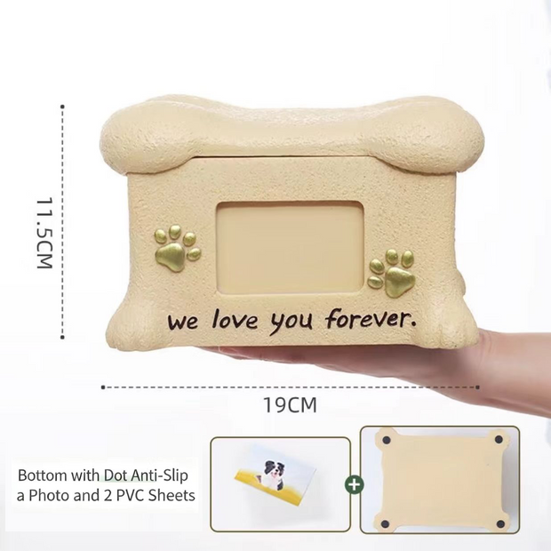 Pet Ash Keepsake Box | Mini Pet Urn for Cat & Dog Memorial