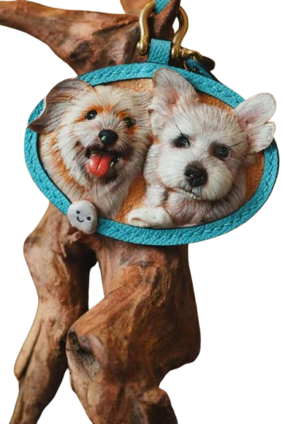 Custom Pet Leather Engraving | Personalized Pet Memorial Gift, Handcrafted Keepsake