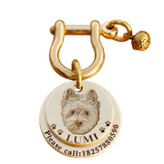 Personalized Pet ID Tag | Custom Engraved Dog & Cat Name Tag – Durable & Stylish