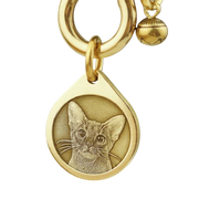 Personalized Pet ID Tag | Custom Engraved Dog & Cat Name Tag – Durable & Stylish