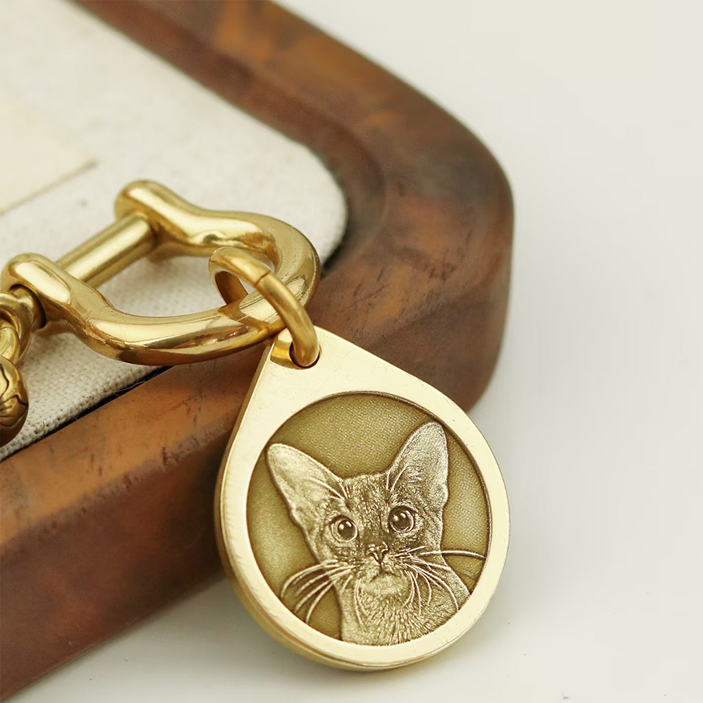 Personalized Pet ID Tag | Custom Engraved Dog & Cat Name Tag – Durable & Stylish