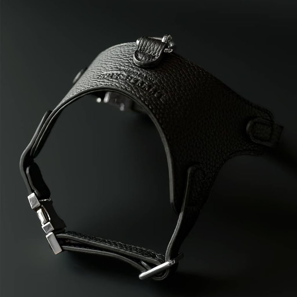 Luxury Leather Pet Harness | Handmade Dog & Cat Collar by Pawrapal | Adjustable Designer Harness