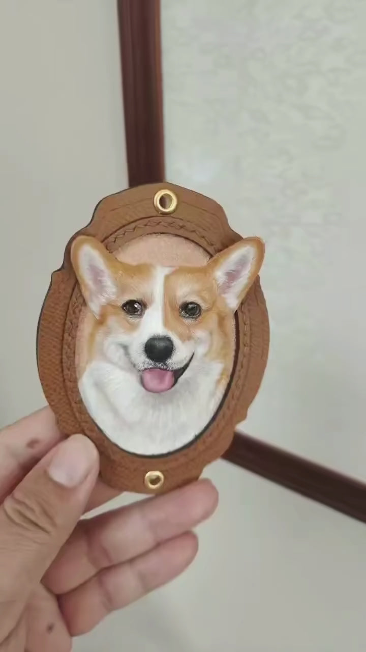 Custom Pet Leather Engraving | Personalized Pet Memorial Gift, Handcrafted Keepsake